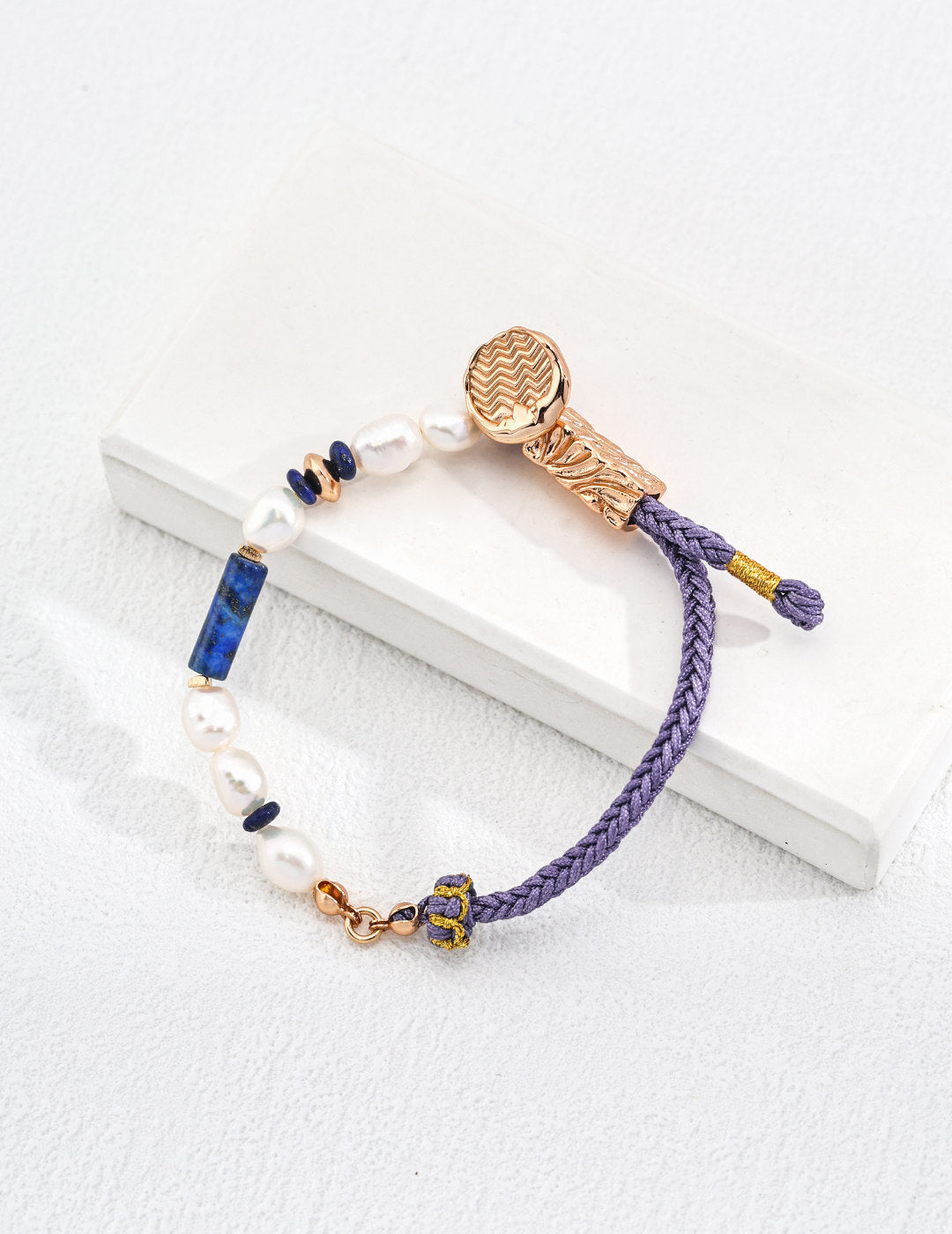 Pearl and Lapis Lazuli Bracelet