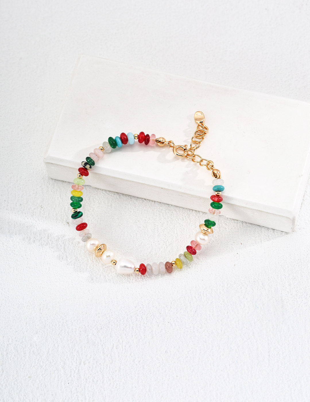 Dopamine-Inspired Colorful Gemstones Bracelet