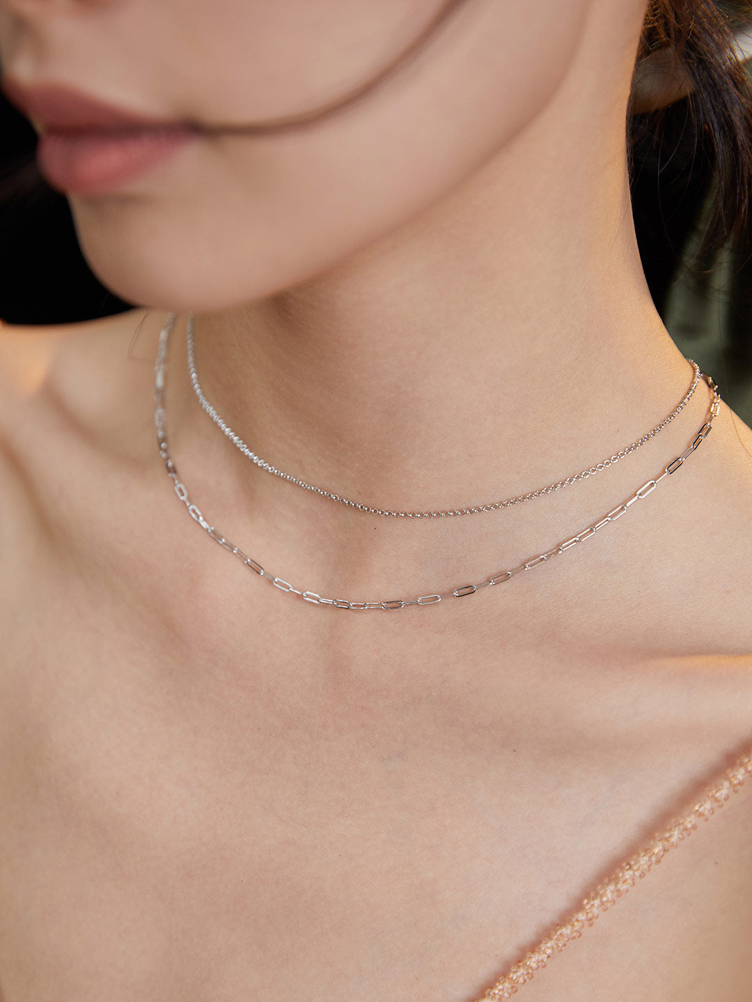 Double Layer Classic Minimalist Necklace