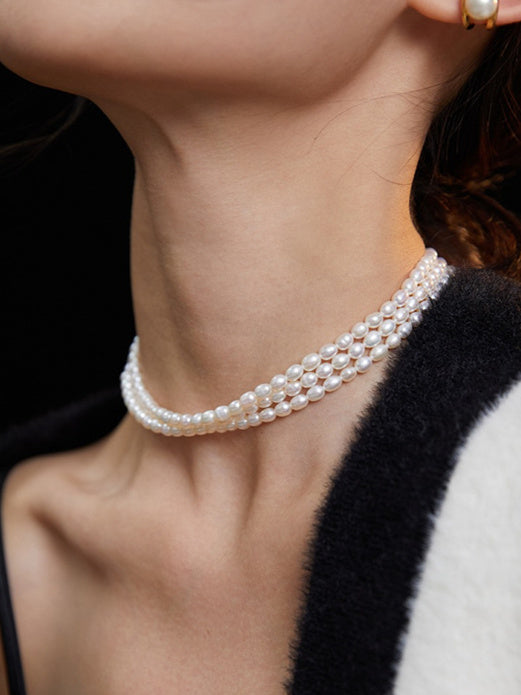 Rice Pearl Necklace